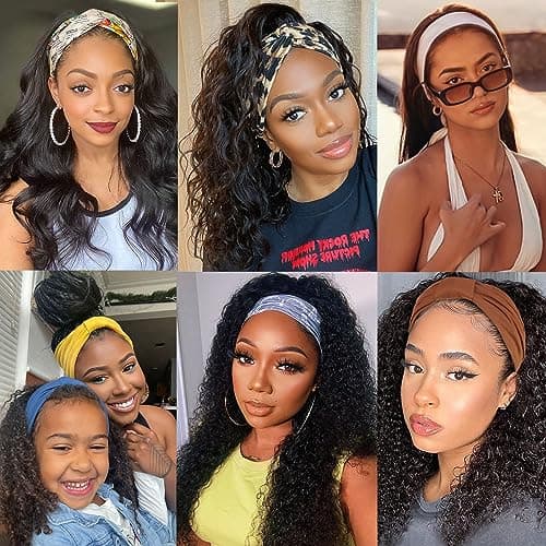 XTREND 4 Packs Wide Elastic Knotted Headbands Bohemian Style+='