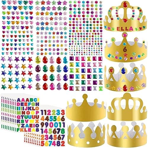 Decorative Paper Crowns for Birthday Party Hats - Kids