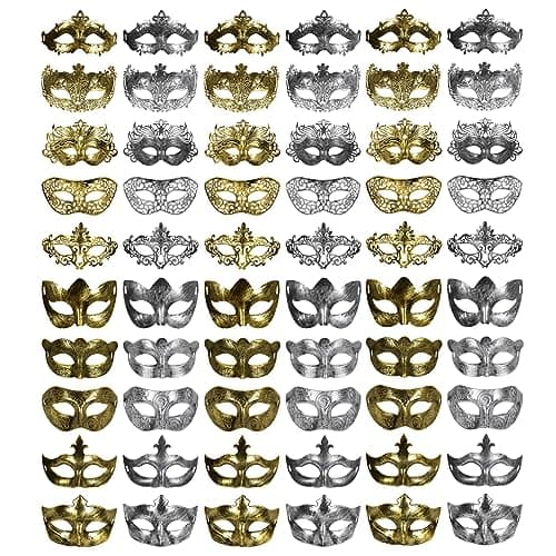 Vintage Masquerade Masks for Women and Men