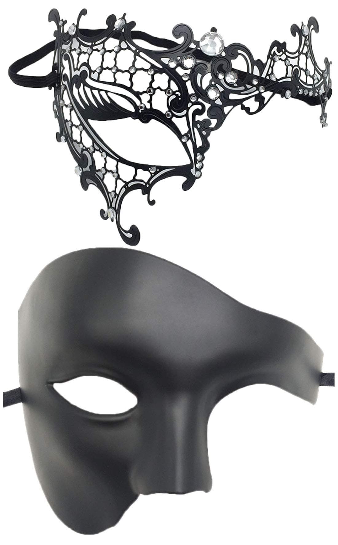 Coolwife Phantom of the Opera One-Eyed Masquerade Mask Costumes