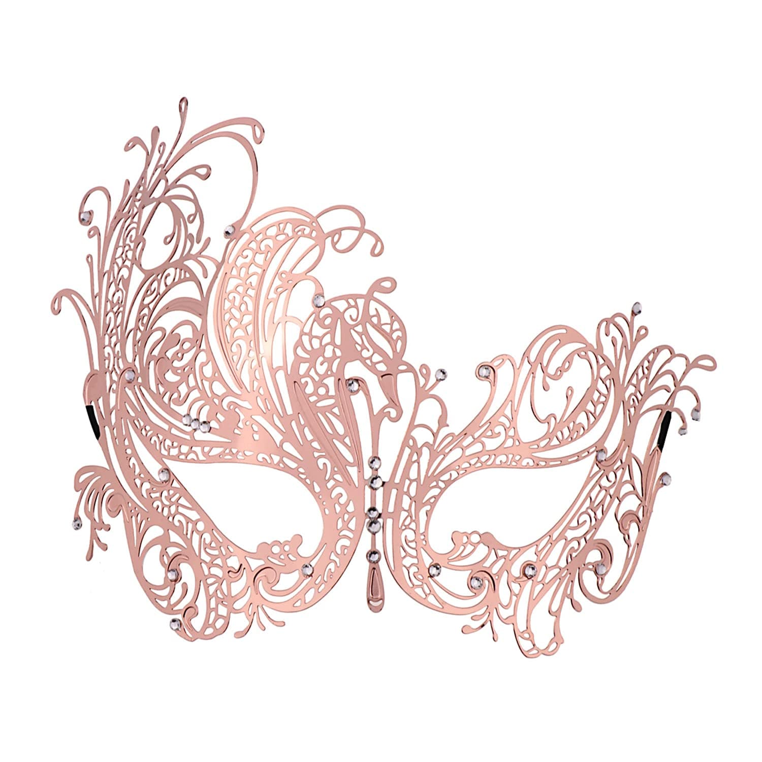 Coddsmz Laser Cut Metal Masquerade Mask for Venetian Parties
