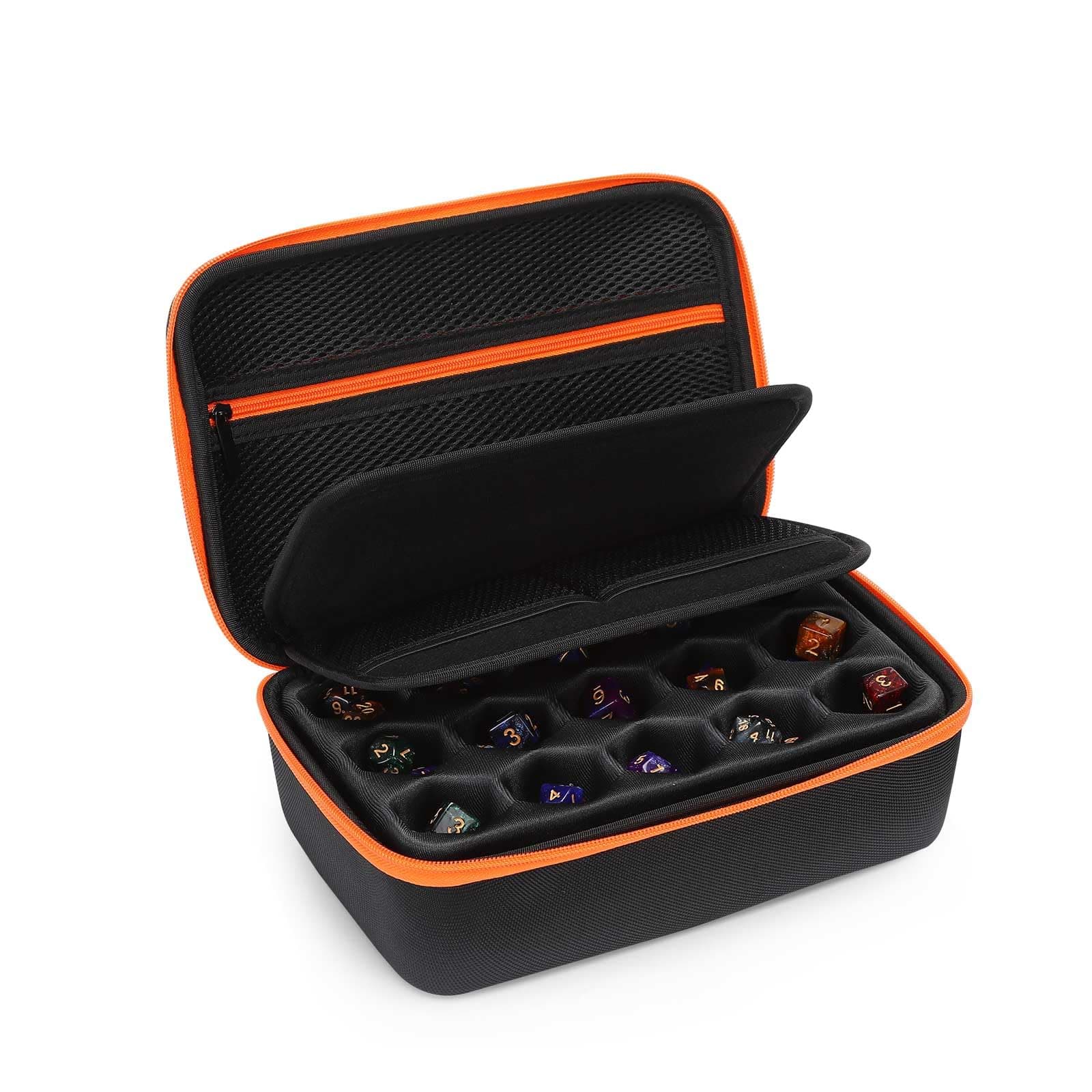 MOSISO DND Dice Case, Black - Organizer for Role-Playing Games