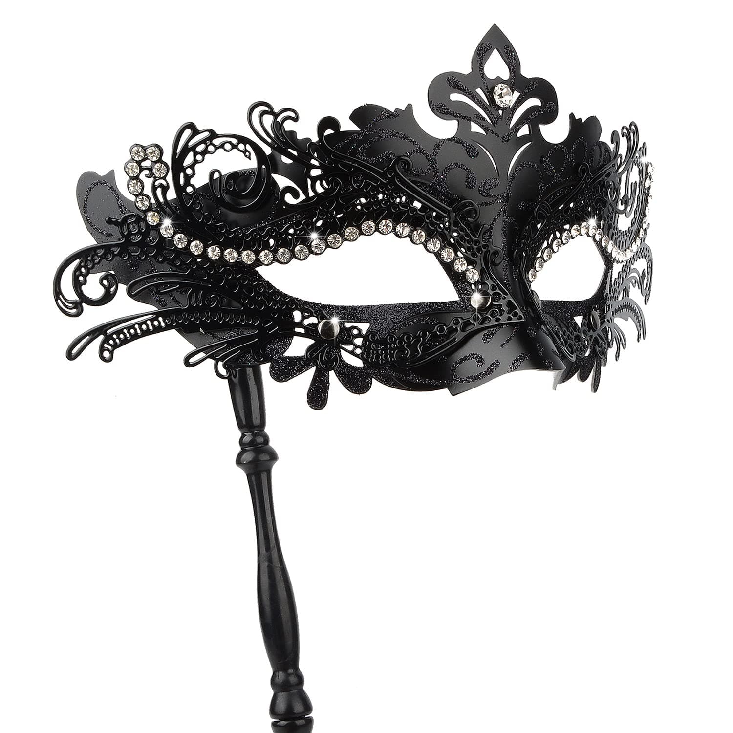 Hoshin Masquerade Mask with Stick for Women