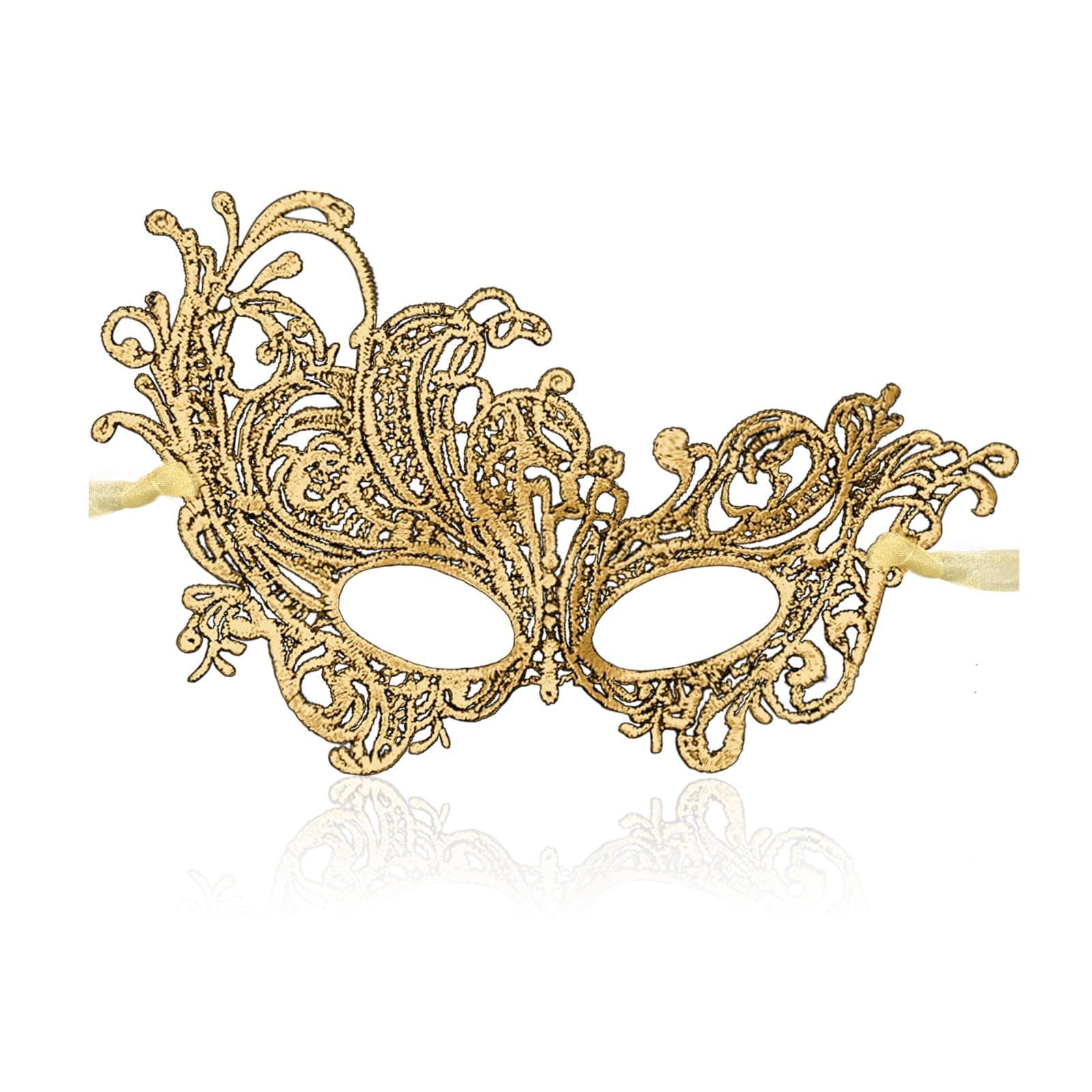 Kooirsp Soft Lace Women's Masquerade Mask for Mardi Gras & Halloween