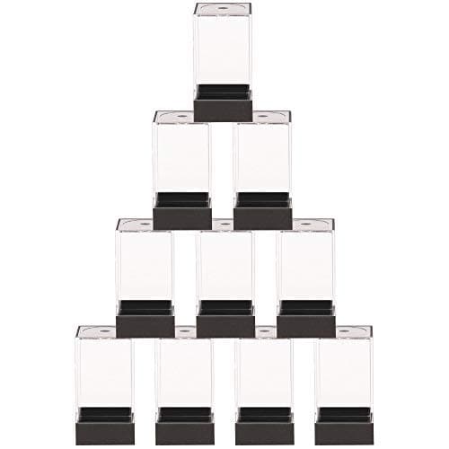 Clear Acrylic Dice Box for Wiz Dice Figurines & Collectibles - 10 ct