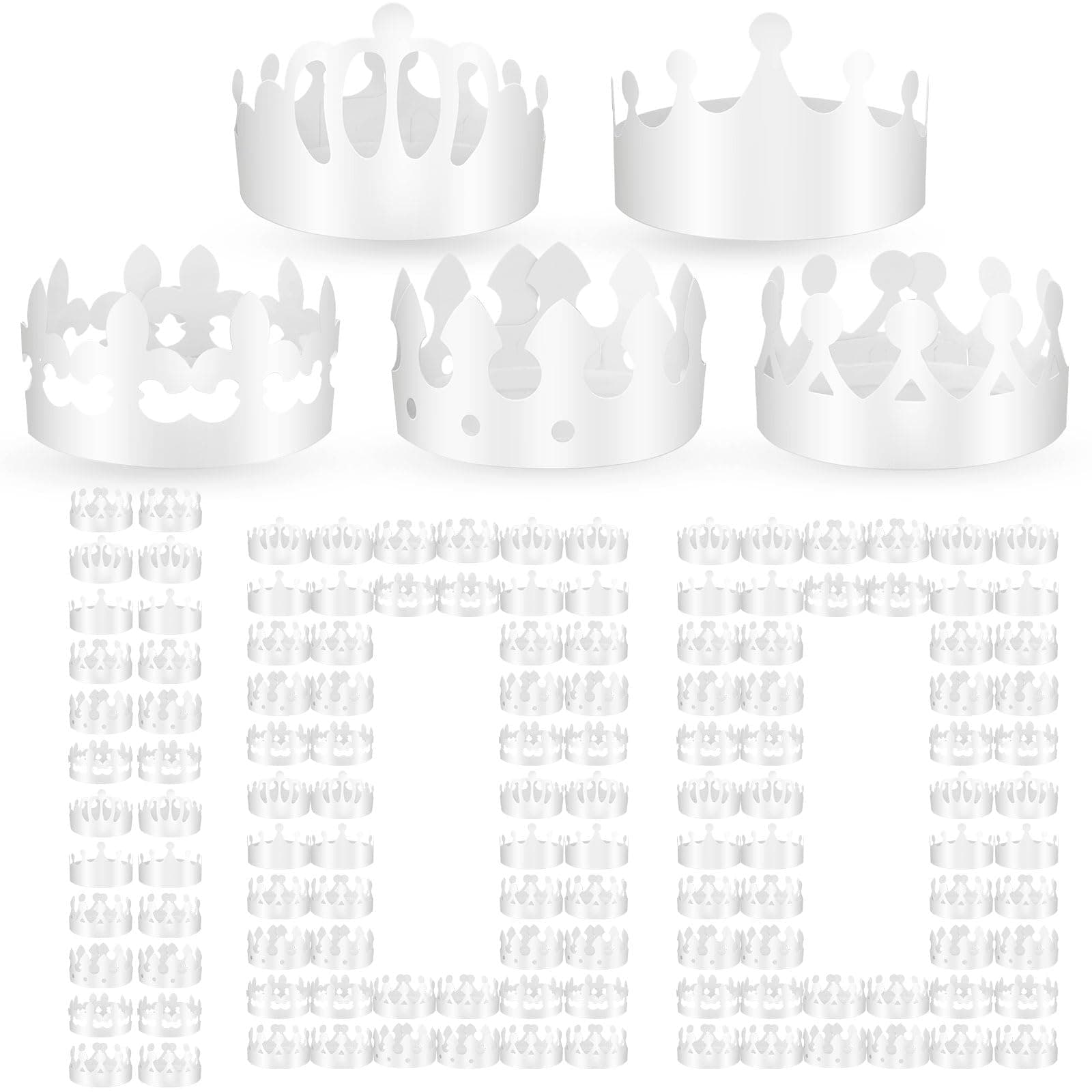 DIY Paper Crowns for Kids & Adults Party Celebration