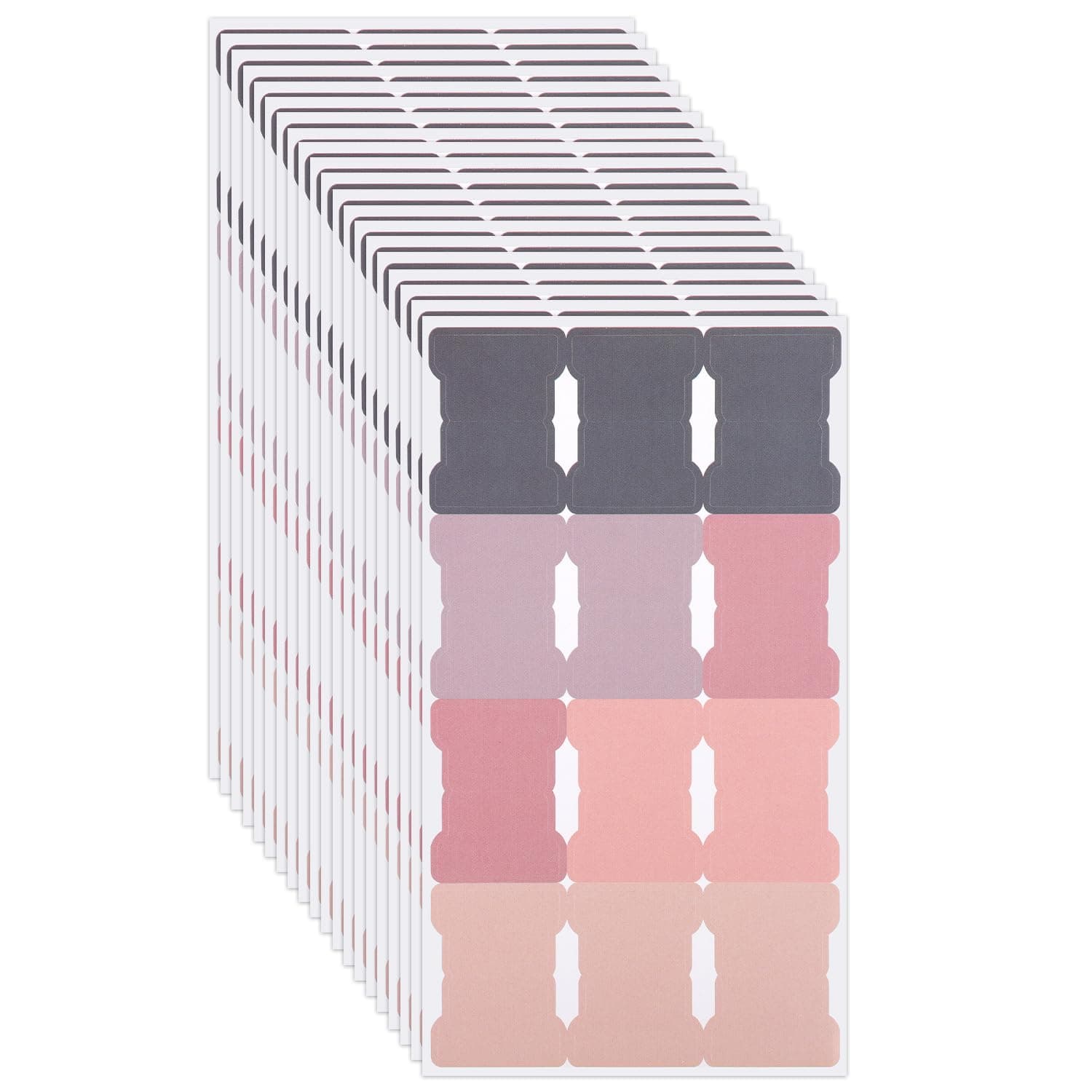 Blank Sunset 240 Piece Self-Adhesive Index Tabs for Labeling
