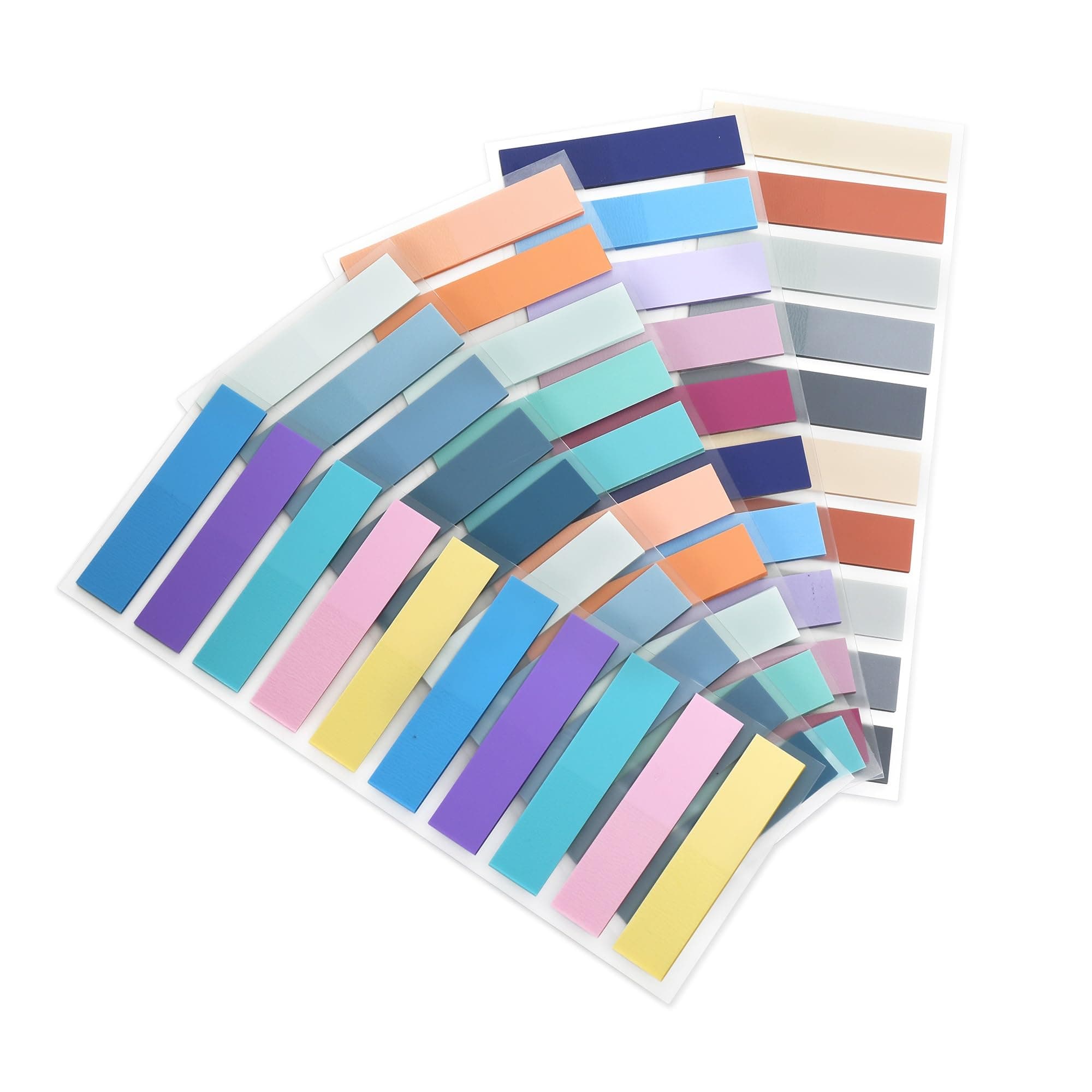 Multicolored Writable Translucent Tabs for Books & Notebooks (1000 Pcs)