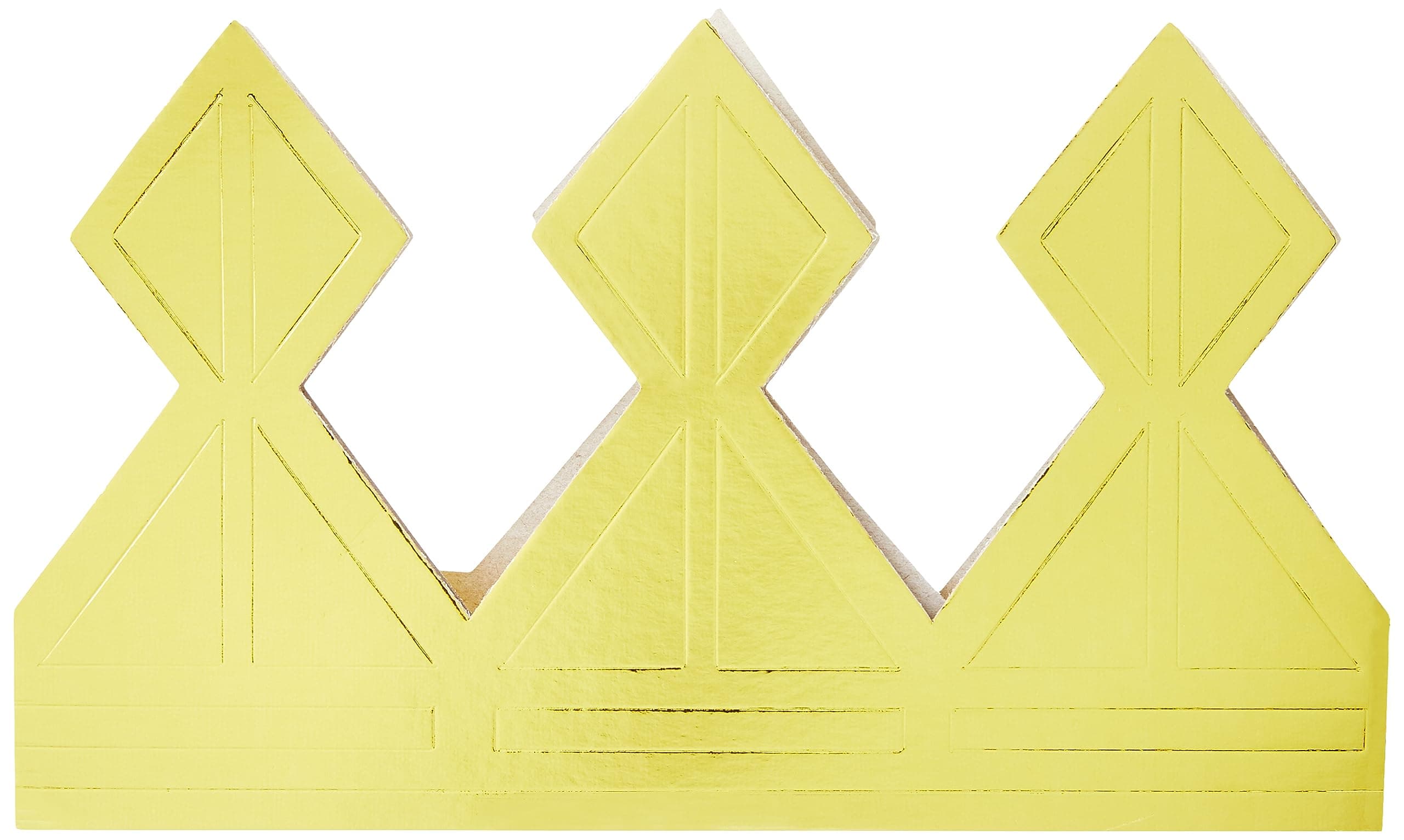 Stylish Gold Birthday Crown - 8" x 4.5" - Perfect for Special Celebrations