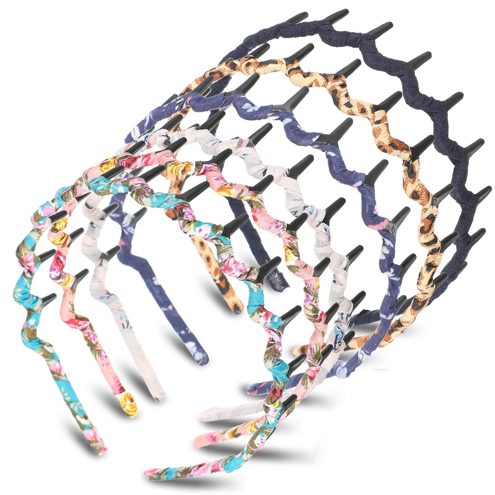 Sassy Shark Tooth Zigzag Headbands for Women
